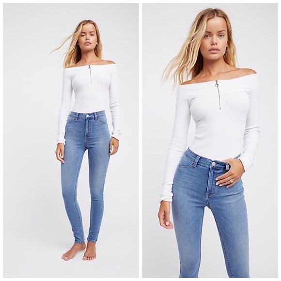 Free People Denim - Free People Long and Lean Jeans